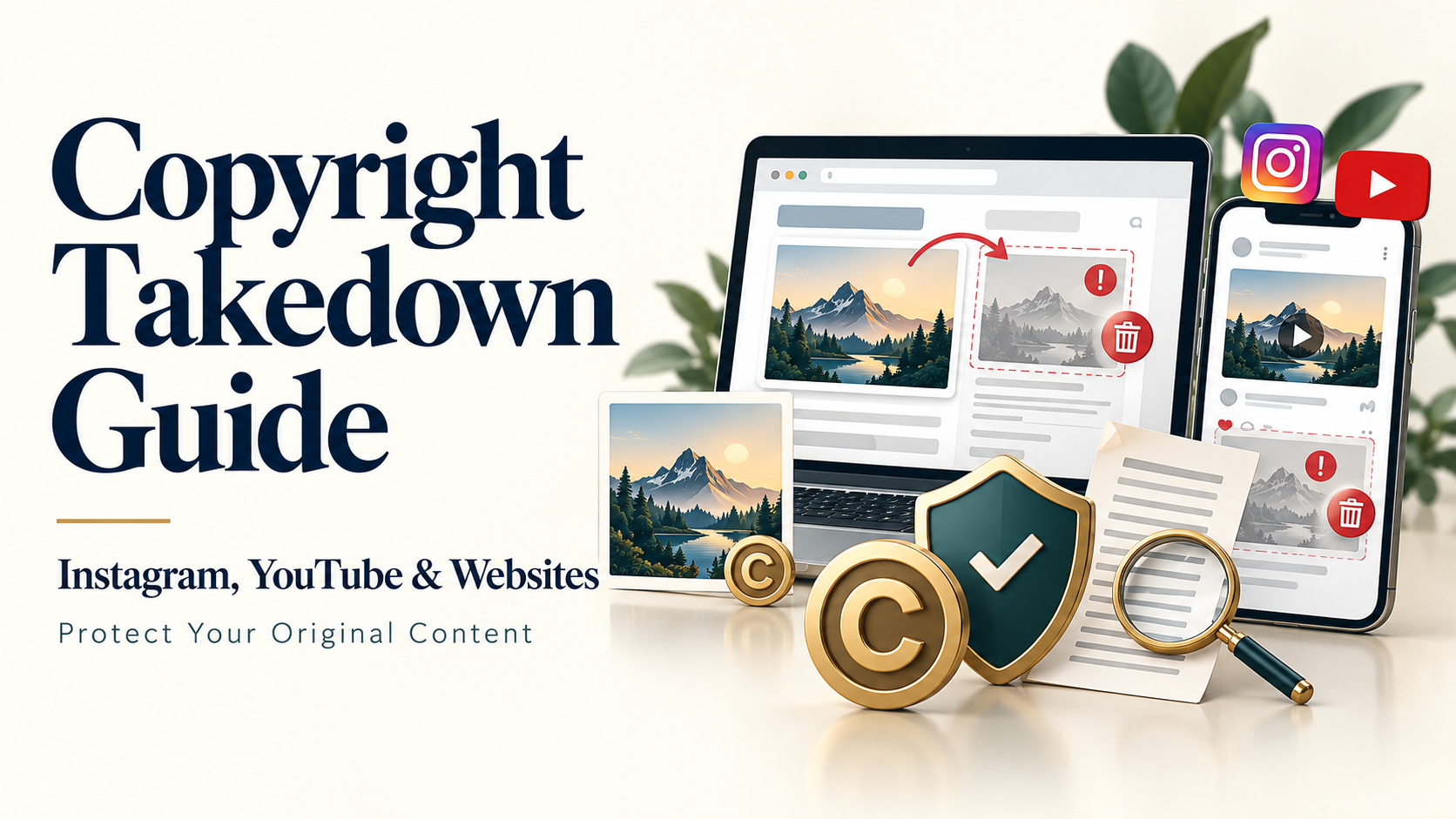 How to Get Copied Content Removed From Instagram, YouTube and Websites: Copyright Takedown Guide
