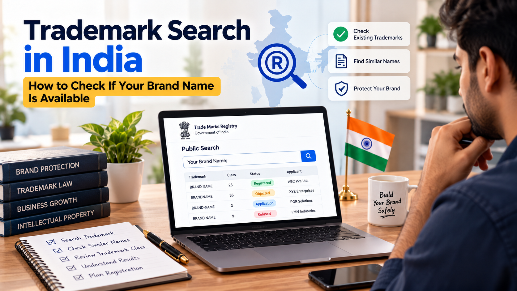 Trademark Search in India: How to Check If Your Brand Name Is Available 